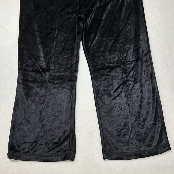 BCBG Max Azria Women's XL Velour Sweatpants Capri 22" Inseam Rhinestone Pants - Picture 4 of 16
